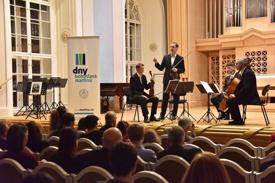 Zahajovací koncert Dny Bohuslava Martinů – Bennewitzovo kvarteto, 3. prosince 2022 (foto Zdeněk Chrapek)