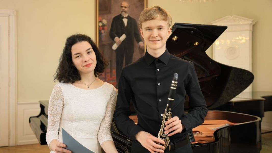 Magdalena Koudelková, Jan Bostl – Duo Comenius, finalisté soutěže Concertino Praga 2023 (zdroj Concertino Praga)