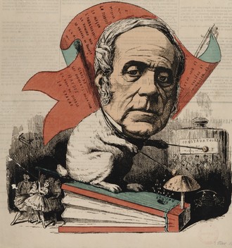 Daniel François Esprit Auber - karikatura od Edwarda Ancourta (foto archiv)