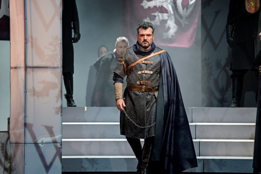 Bedřich Smetana: Dalibor, Národní divadlo moravskoslezské, Smetanovský operní cyklus Ostrava 2024 – Luciano Mastro (Dalibor, rytíř, foto: Martin Popelář)