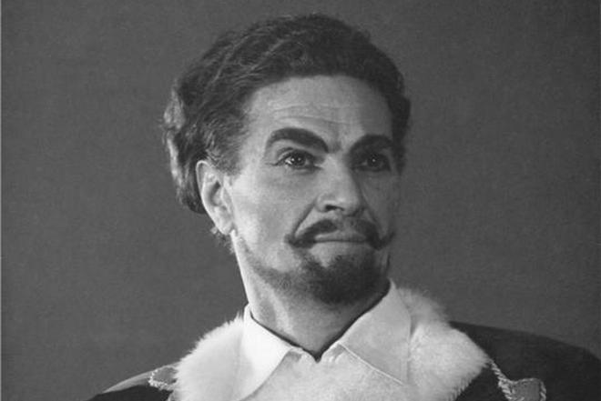 B. Smetana: Čertova stěna - Stanislav Muž (Vok Vítkovic) - ND 1948 (foto archiv ND)