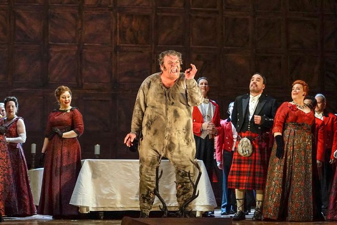 Giuseppe Verdi: Falstaff, 1. dubna 2023, Metropolitní opera v New Yorku – Michael Volle (foto Karen Almond)