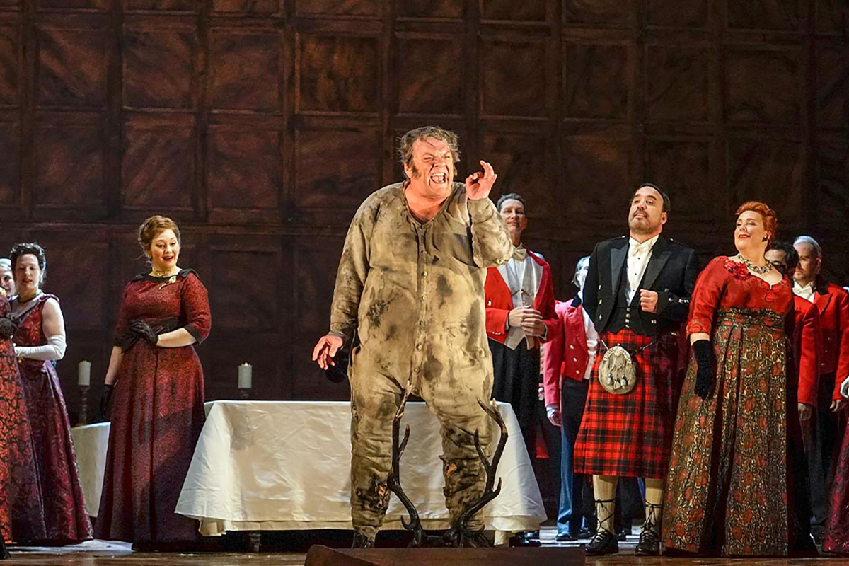 Giuseppe Verdi: Falstaff, 1. dubna 2023, Metropolitní opera v New Yorku – Michael Volle (foto Karen Almond)