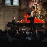 Erik Bosgraaf a Francesco Corti: Pocta Anně z Hannoveru – „královské princezně“ a Händelově oblíbené žačce, 30. dubna 2024, Kostel sv. Šimona a Judy, Praha – Francesco Corti a Erik Bosgraaf (foto Pavla Hartmanová)