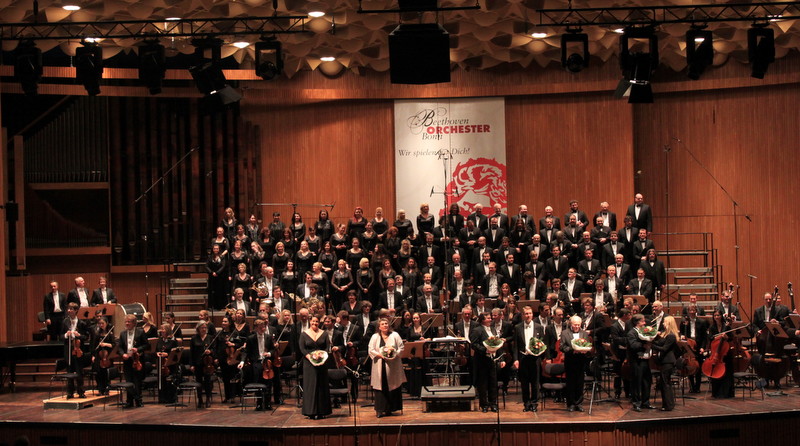 Český filharmonický sbor - Beethovenhalle Bonn prosinec 2015 (foto archiv ČFS Brno)