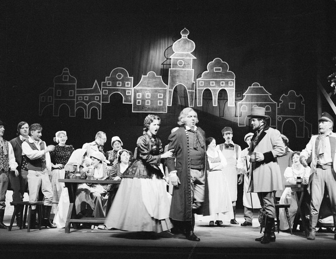 Bedřich Smetana: Tajemství (režie: Jaroslav Ryšavý) - JD České Budějovice 1982 (foto archiv JD České Budějovice)