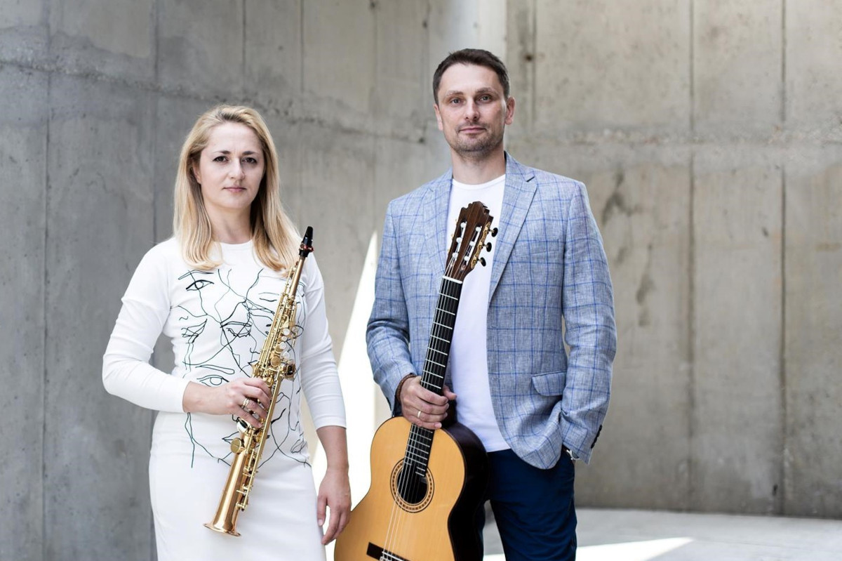 Magdalena Jakubska-Szymiec a Grzegorz Szymiec - The Six & Sax Duo (zdroj Za poklady Broumovska)