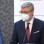 Ministr průmyslu a obchodu Karel Havlíček představuje nový systém rozvolňování (zdroj Vláda ČR)