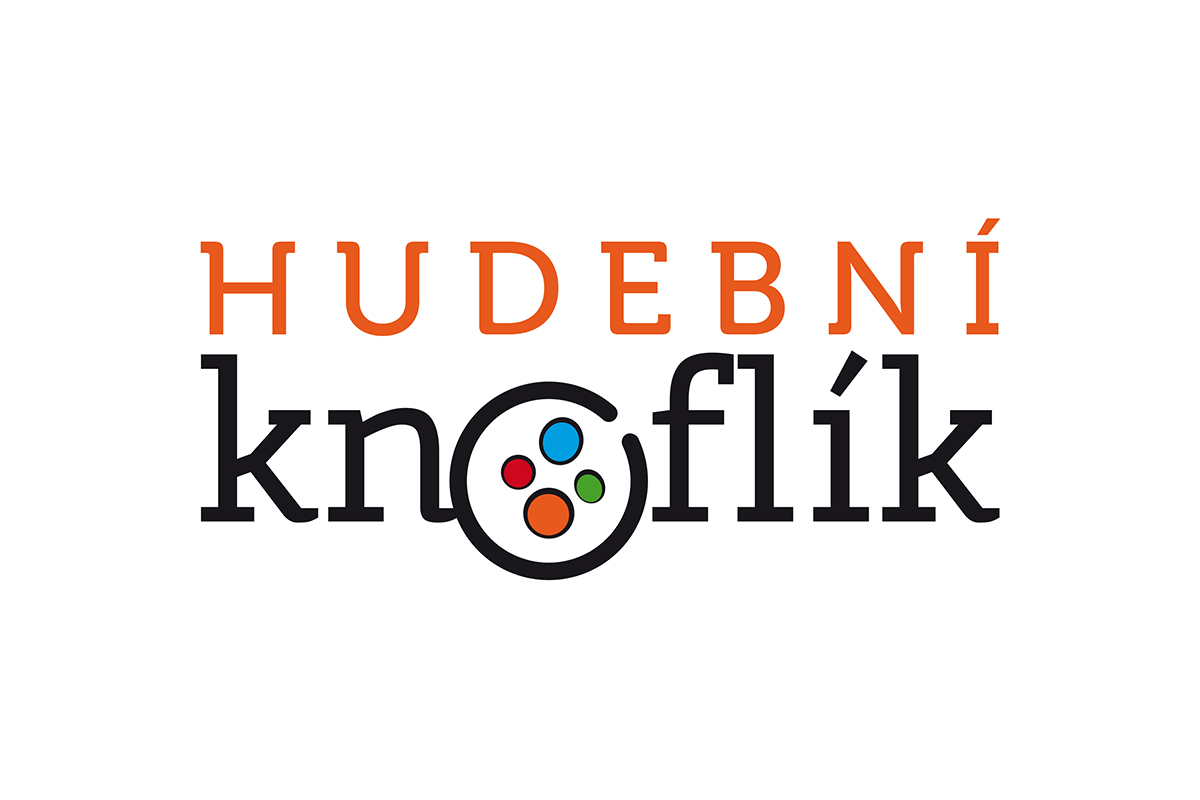 Hudební knoflík - logo