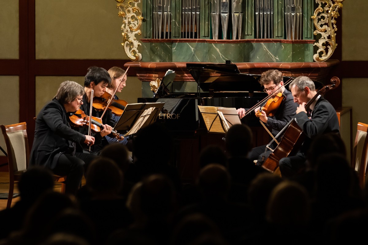 Kliment. Debussy. Franck: Bethany Danel Brooks, FAMA quartet, 9. ledna 2023 (zdroj PKF – Prague Philharmonia)
