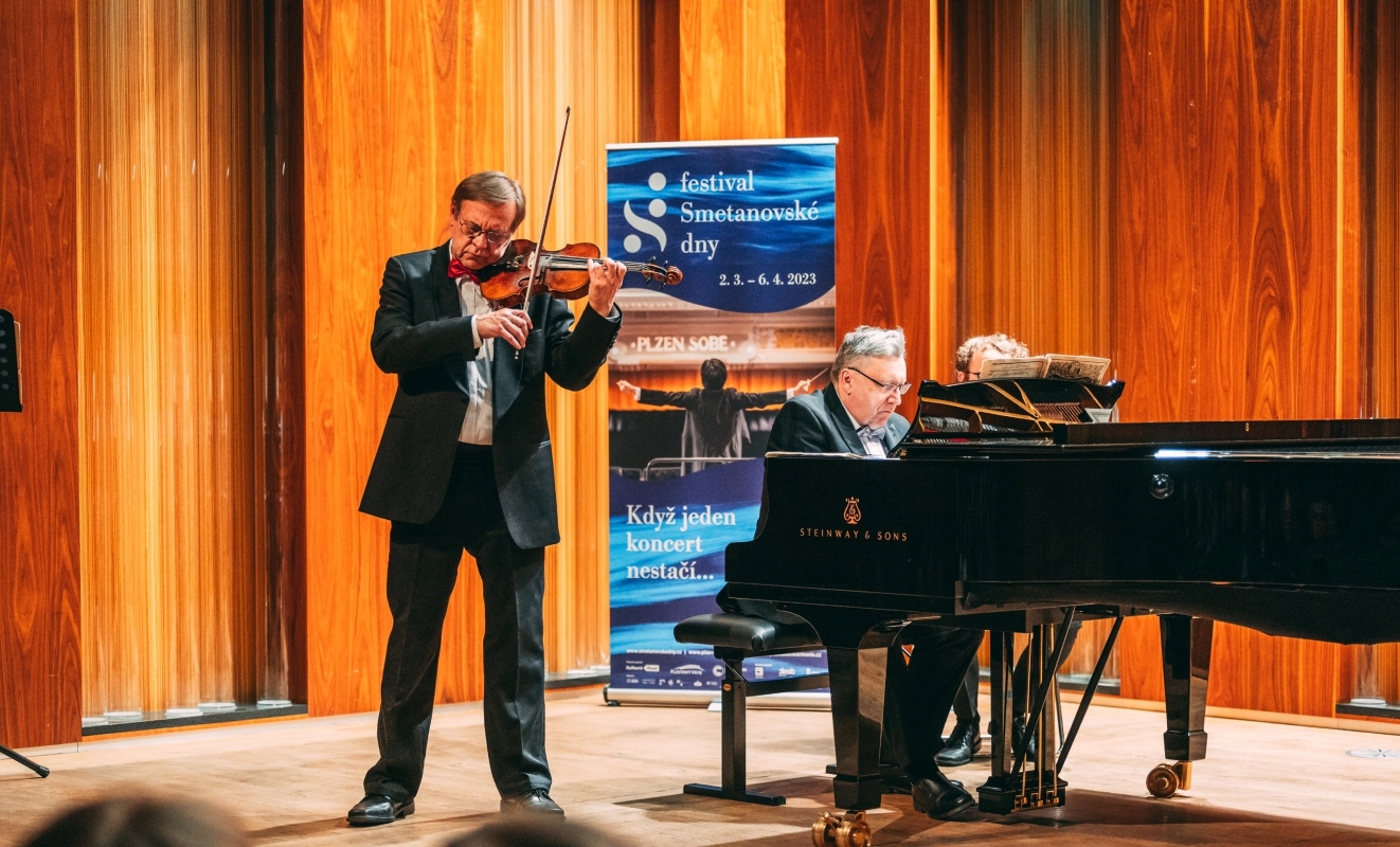 Smetanovské dny: Vilímec a Vilímec – Miroslav Vilímec, Vladislav Vilímec (foto Ondřej Pastor)
