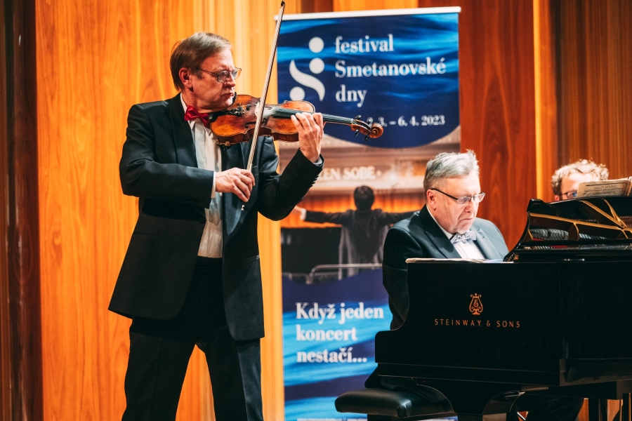 Smetanovské dny: Vilímec a Vilímec – Miroslav Vilímec, Vladislav Vilímec, 8. března 2023, Plzeň (foto Ondřej Pastor)