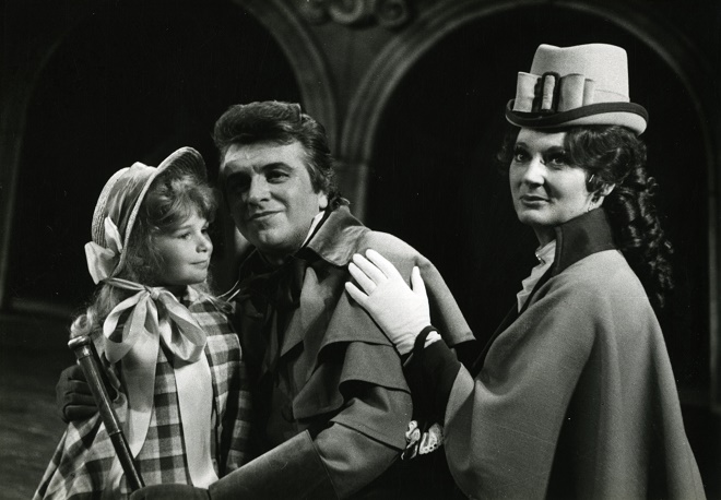 A.Dvořák: Jakobín - Vilém Míšek (Bohuš z Harasova), Ivanka Malinová (Júlie) - DJKT Plzeň 1986 (foto archiv DJKT)