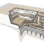 Vizualizace budovy Janáčkova kulturního centra (zdroj Architekti Hrůša & spol., Ateliér Brno, s.r.o., Atelier M1 architekti s.r.o.)