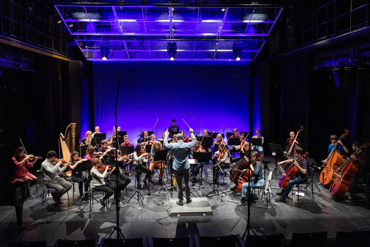 Koncert Janáčkova akademického orchestru 2021 (foto Jan Šmach)