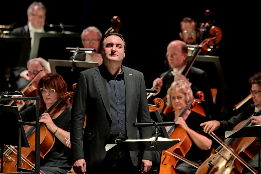 Bedřich Smetana: Libuše – Svatopluk Sem, Národní divadlo moravskoslezské, Divadlo Jiřího Myrona, koncertní provedení, 12. května 2024 (zdroj Národní divadlo moravskoslezské, foto Martin Popelář)