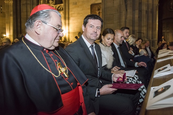 Dominik Duka a Karel Komárek (foto Dvořákova Praha)