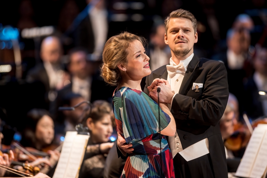 Smetana Gala: Alžběta Poláčková, Peter Kellner, 2. března 2024, Národní divadlo, Praha (zdroj Národní divadlo, foto Vojtěch Brtnický)