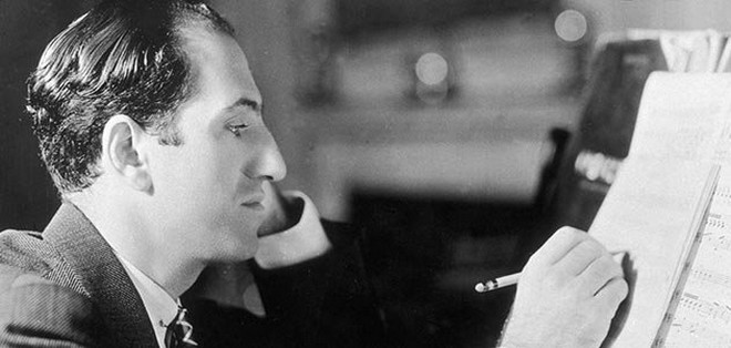 George Gershwin komponuje (foto archiv autora)