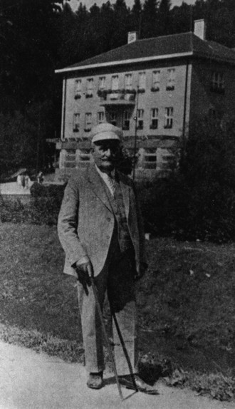 poslední foto Leoše Janáčka v Luhačovicích, 1928 (foto archiv Lázní Luhačovice)
