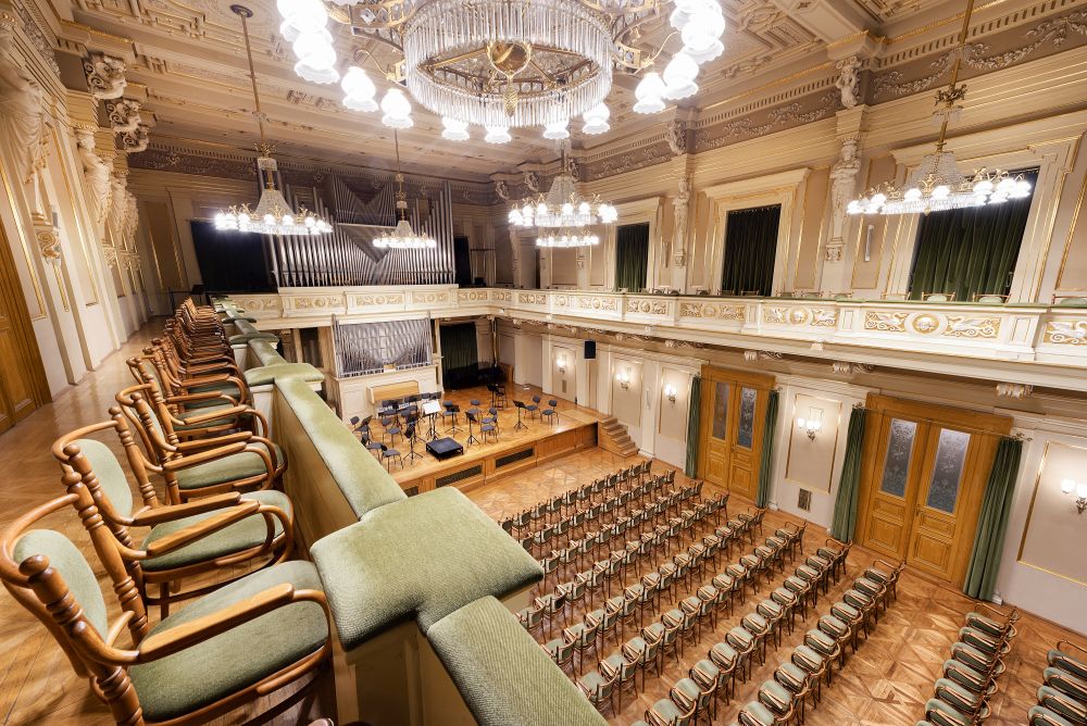 Prázdný brněnský Besední dům (foto Filharmonie Brno)