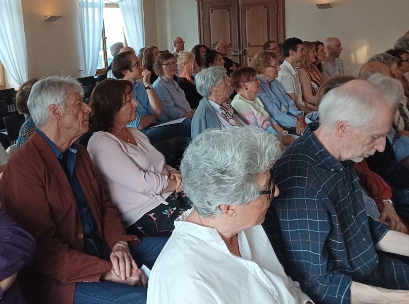 Bodenseefestival: Fantazie, Impromptus a Nocturna – pohled do publika, 26. května 2023 (foto Věra Šustíková) 