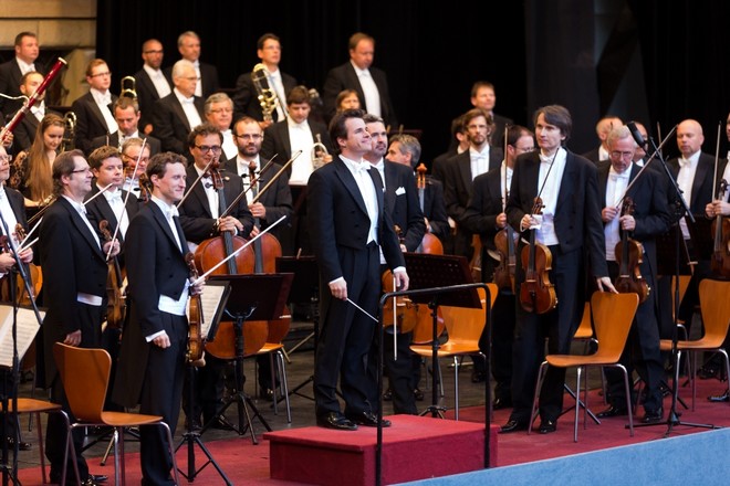 Velké finále - Jakub Hrůša, Česká filharmonie - Smetanova Litomyšl 2016 (foto František Renza)