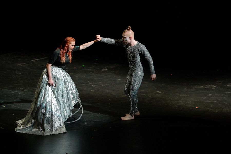 James Layton: saudade – Markéta Schaffartzik, Patryk Zamojski, 28. června 2022, festival New Opera Days Ostrava (zdroj Ostravské centrum nové hudby)