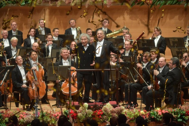 Wiener Philharmoniker, Seiji Ozawa, Zubin Mehta - Suntory Hall Tokio (foto archiv autora)