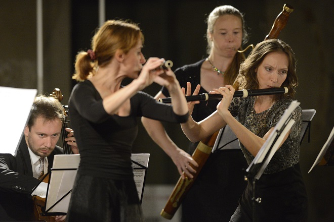Collegium Marianum, Simona Šaturová: Gloria - Petr Hamouz, Martina Bernášková, Kim Stockx, Jana Semerádová - Svatováclavský hudební festival 21.9.2016 (foto Ivan Korč)