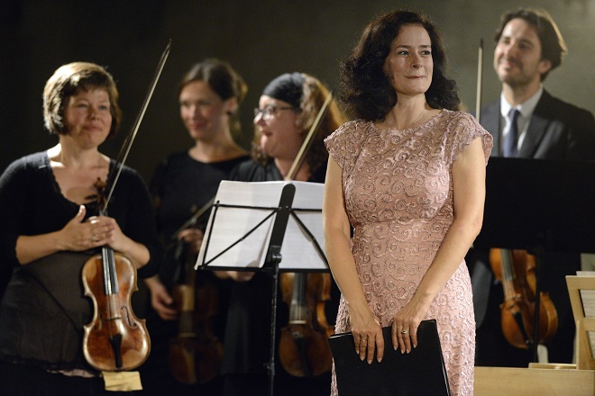 Simona Šaturová, Collegium Marianum: Gloria - Lenka Torgersen, Simona Šaturová, Collegium Marianum - Svatováclavský hudební festival 21.9.2016 (foto Ivan Korč)
