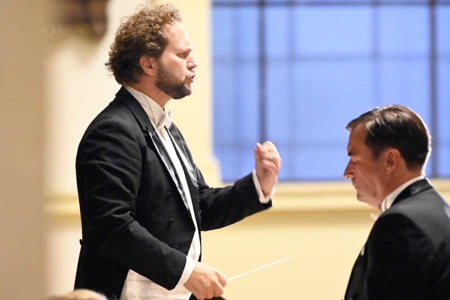 Antonín Dvořák: Svatební košile, Závěrečný koncert Svatováclavského hudebního festivalu 2022 – Pavla Vykopalová, Svatopluk Sem, 28. září 2022 (zdroj Svatováclavský hudební festival, foto Ivan Korč)