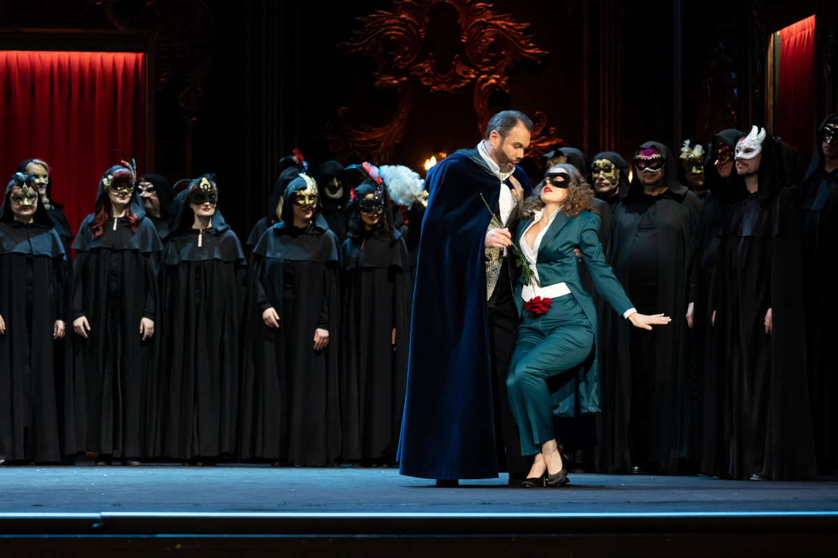 F. Schreker: Vzdálený zvuk - Václav Sibera a Daria Rositskaja - Státní opera Praha 2022 (foto Zděnek Sokol)