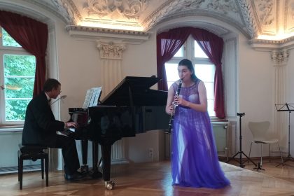Bodenseefestival: Chant des partisans, 3. června 2025, Museum Überlingen, Německo – Daniel Wiesner a Anna Paulová (foto Věra Šustíková)