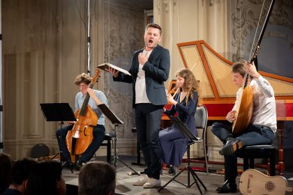 Letní slavnosti staré hudby: Their Majesties, 31. července 2025, Lobkowiczský palác – Pieter De Praetere, Musica Gloria (foto Ivan Malý)