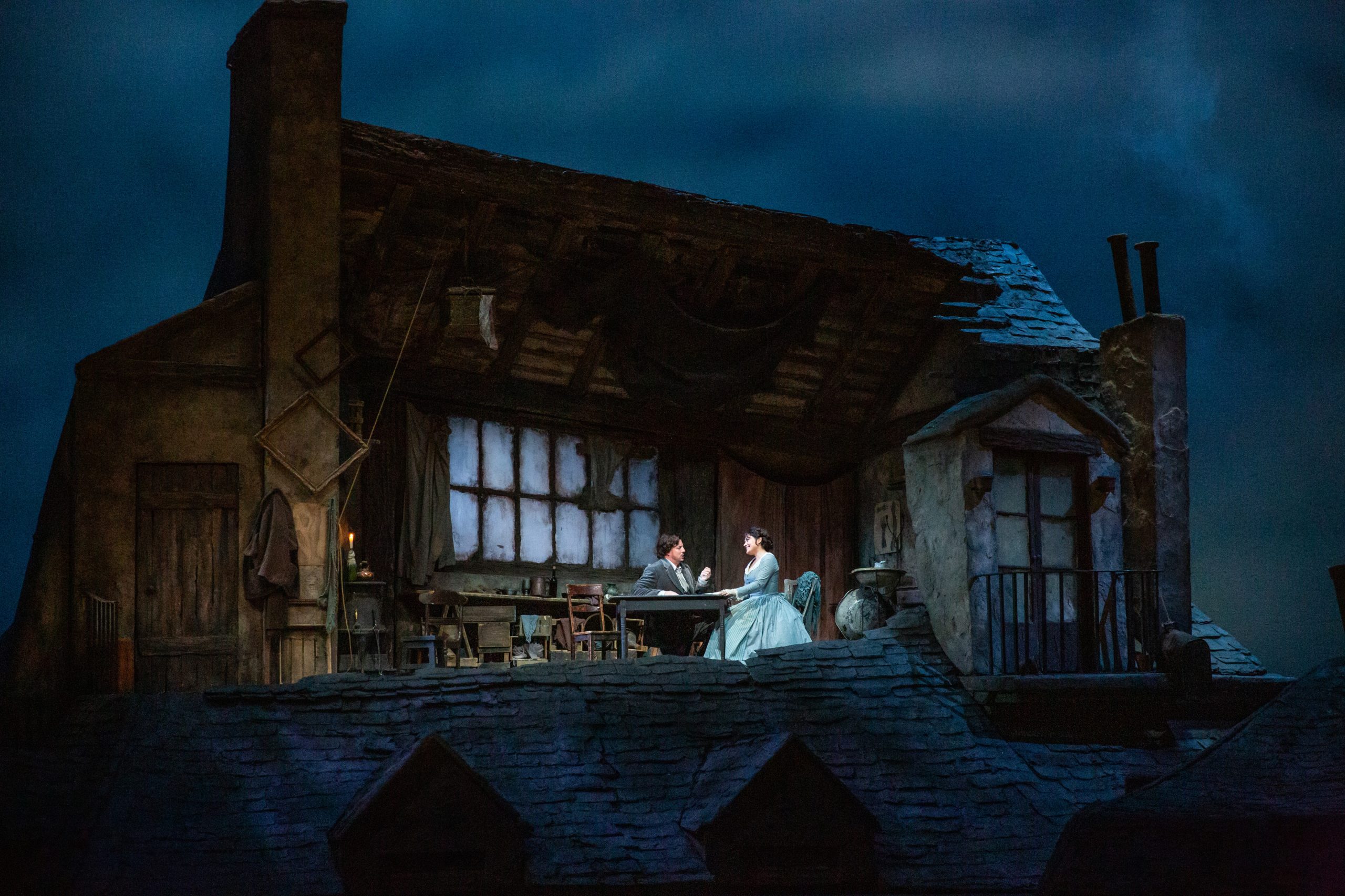 Giacomo Puccini: Bohéma, Metropolitní opera New York (zdroj Aerofilms)