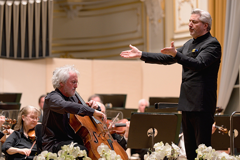 Slovenská filharmonie: Šostakovič Weinberg Prokofiev, 21. března 2025, Koncertní síň Slovenské filharmonie – Mario Brunello, Daniel Raiskin a Slovenská filharmonie (foto Ján Lukáš)