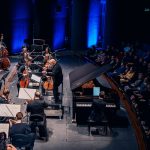Alexandre Tharaud, Dennis Russel Davies, Filharmonie Brno, 17. ledna 2025, Janáčkovo divadlo, Brno (zdroj Filharmonie Brno, foto Vojtěch Kába)
