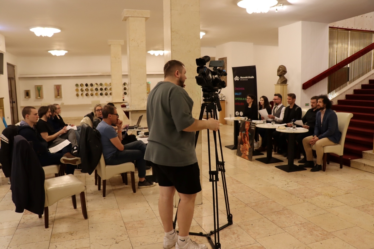 Tisková konference k nové sezoně Moravského divadla Olomouc (zdroj Moravské divadlo Olomouc)