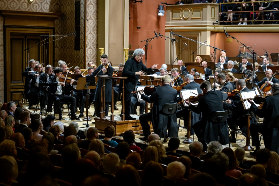 Jiří Vodička, Semjon Byčkov, Česká filharmonie, 26. března 2025, Rudolfinum, Praha (zdroj Česká filharmonie)