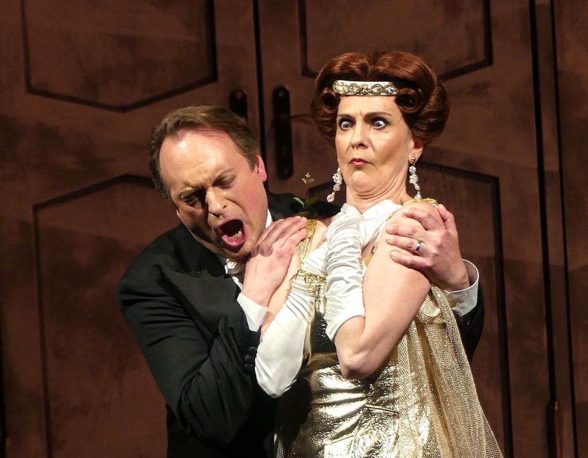 Nino Rota: Florentský slaměný klobouk – Martin Šrejma, Anna Nitrová, 14. dubna 2025, Festival hudebního divadla OPERA, Stavovské divadlo, Praha (zdroj Festival hudebního divadla OPERA, foto Daniel Jäger)