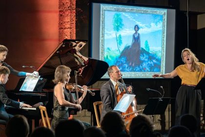 Stanislav Gallin, Petra Brabcová, Petr Malíšek, Alžběta Poláčková, 24. dubna 2025, Klášter sv. Anežky České, Praha (zdroj Symfonický orchestr hl. m. Prahy FOK, foto Petr Dyrc)