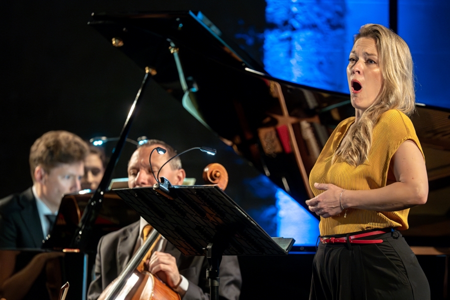 Alžběta Poláčková, 24. dubna 2025, Klášter sv. Anežky České, Praha (zdroj Symfonický orchestr hl. m. Prahy FOK, foto Petr Dyrc)