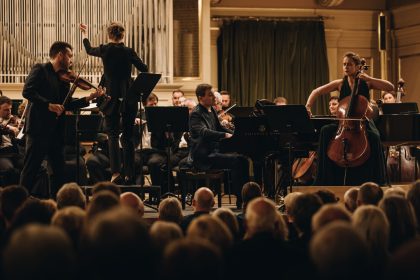 Filharmonie doma: Beethoven, „český Beethoven“ a Martinů, 22. května 2025, Besední dům Brno – Matouš Pěruška, Alena Hron, Jan Vojtek, Kristina Vocetková, Filharmonie Brno (foto Dominika Prášková)