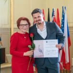 Mezinárodní pěvecká soutěž Mikuláše Schneidera-Trnavského 2025 – Prof. Eva Blahová a Daniel Kfelíř (foto Anton Sládek)