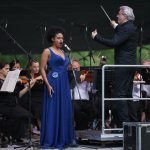 Mezinárodní hudební festival Leoše Janáčka: Axelle Saint-Cirel, Daniel Raiskin, 29. června 2025, Amfiteátr Hukvaldy (zdroj Janáčkova filharmonie Ostrava, foto Dalibor Válek)