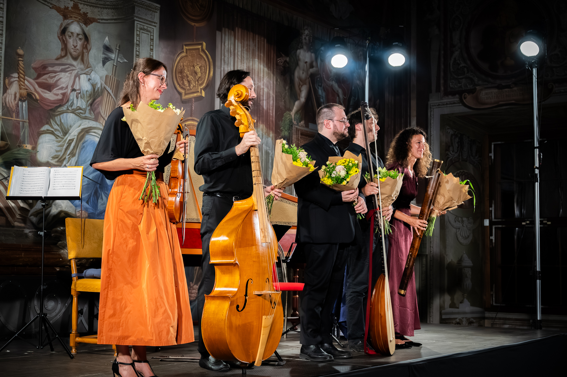 Letní slavosti staré hudby: A Venezia, 28. července 2025, Zámek Troja – Concerto Scirocco (foto Ivan Malý)