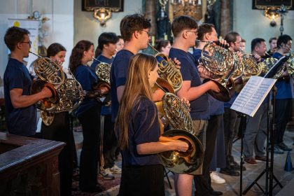 Letní hornové kurzy: Zahajovací koncert, 30. července 2025, Vernéřovice (foto Michal Sedláček)