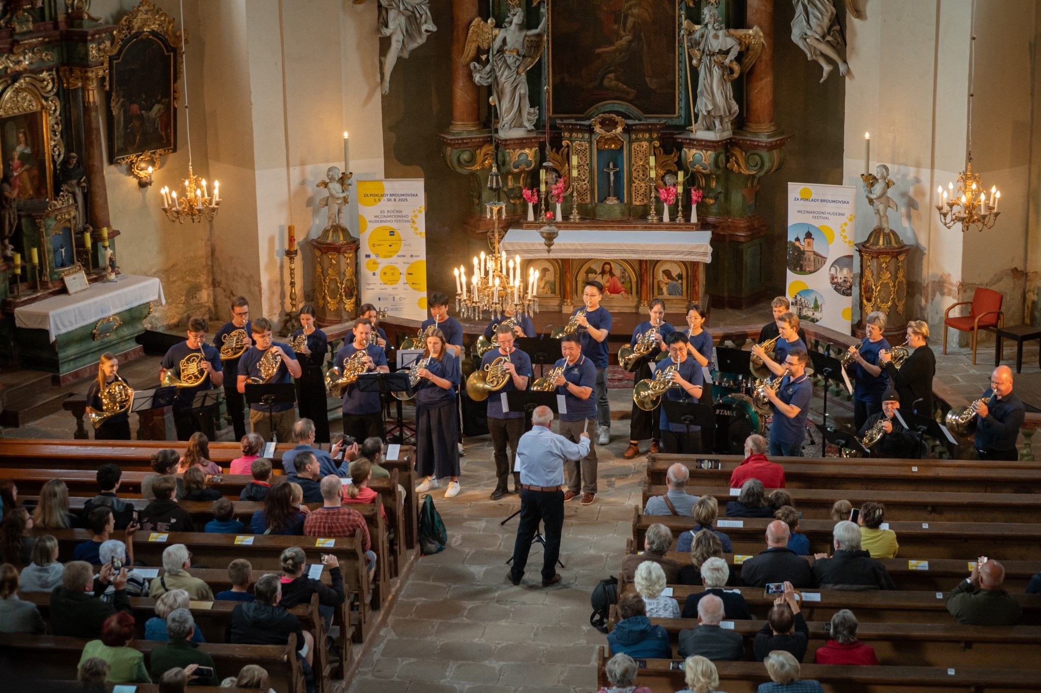 Letní hornové kurzy: Zahajovací koncert, 30. července 2025, Vernéřovice (foto Michal Sedláček)