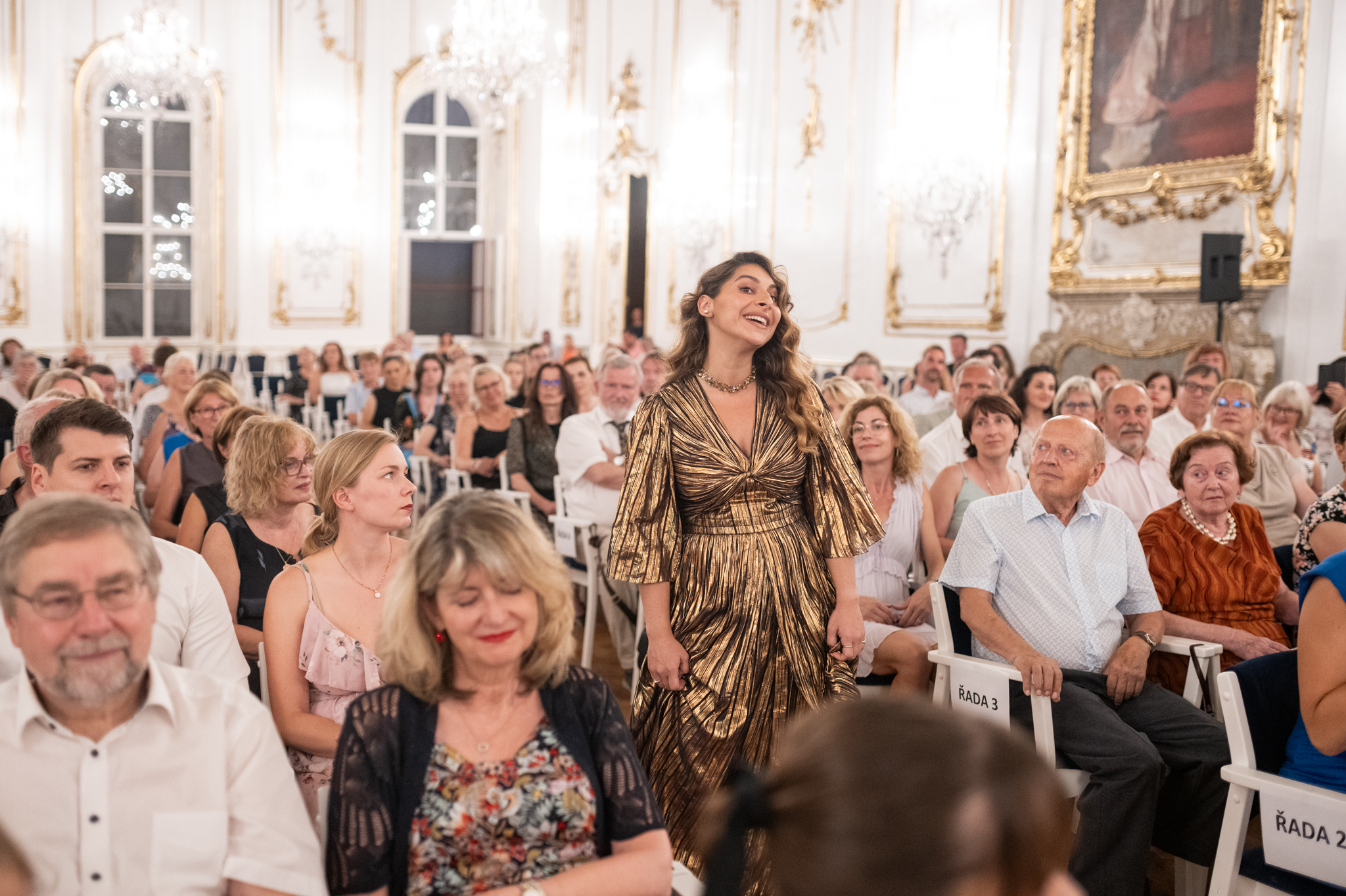 Bella Adamova, 14. srpna 2025, Sněmovní sál Arcibiskupský palác, Kroměříž (zdroj Academy Kroměříž, foto Vítek Šmahel)
